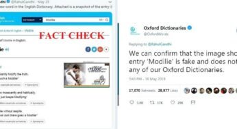 झूठा है राहुल गांधी का ‘MODILIE’ शब्द का डिक्शनरी में होने का दावा