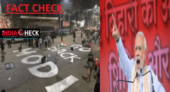 कोलकाता की ‘GO BACK MODI’ वाली तस्वीर बिहार चुनाव की बताकर हो रही है वायरल-FACT CHECK